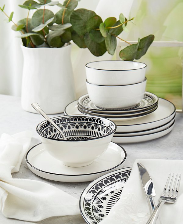 12 Pc. Dinnerware Sets Collection