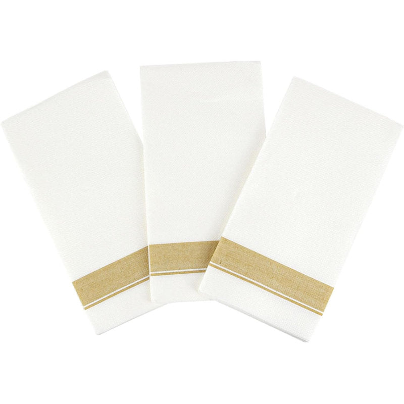 Ecoquality Disposable Cloth Feel Dinner Napkins for 100 Guests (Set of 100)