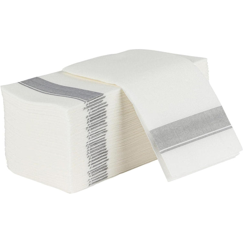Ecoquality Disposable Cloth Feel Dinner Napkins for 100 Guests (Set of 100)